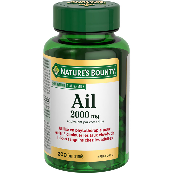 Nature's Bounty Garlic 2000mg, 200 Tablets