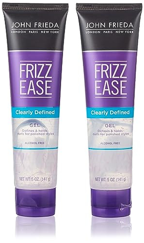 John Frieda Frizz-Ease Gel Clearly Defined 5 Ounce (145ml) (2 Pack)