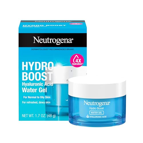 Neutrogena Hydro Boost Water Gel, 24 Hr Hydration for Normal/Oily Skin, Signature Fragrance, Face Moisturizer with Hyaluronic Acid, Skin Care for Jui