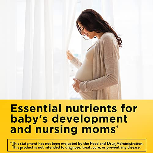 Nature Made Postnatal Multivitamin + DHA 200 mg, Postnatal Vitamins for Women, Includes Iron, Vitamin D3, Calcium, Iodine & More for Breastfeeding Mo