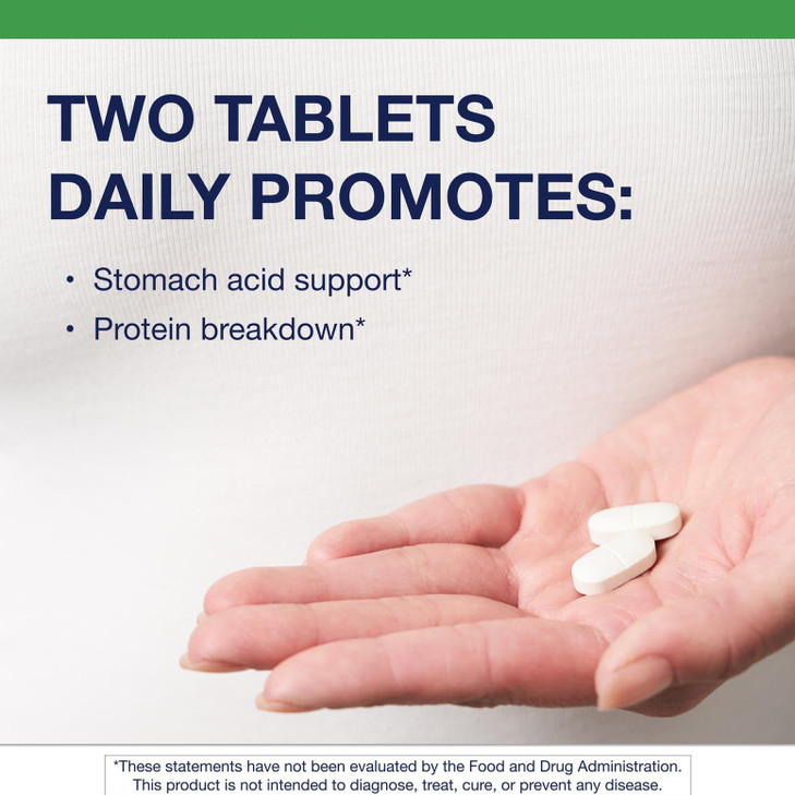 Metagenics SpectraZyme Betaine HCl with Pepsin - Digestive Support for Protein Breakdown & Nutrient Absorption* - Betaine Hydrochloride 650 mg & Peps