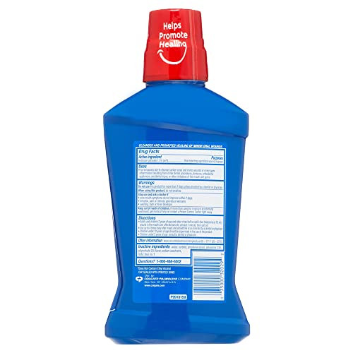 Colgate Peroxyl Mouth Sore Rinse, Mild Mint - 16.9 Fluid Ounce