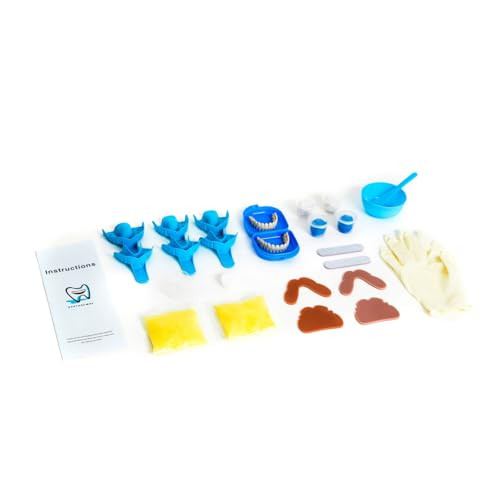 DENTUREWAY DIY Denture Kit with Impression, Do-It-Yourself Partial Denture Solution, Small