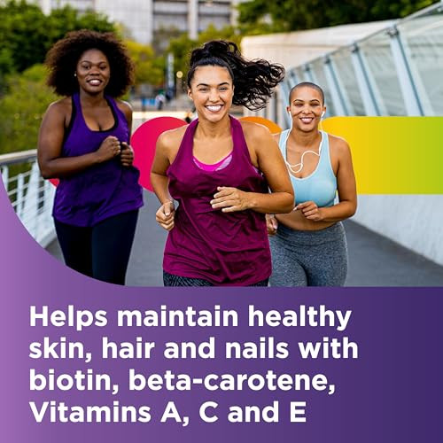 Centrum Multivitamin for Women, Multimineral Supplement with Iron, Vitamin D3, B Vitamins and Antioxidant Vitamins C and E, Gluten Free, Non-GMO Ingr