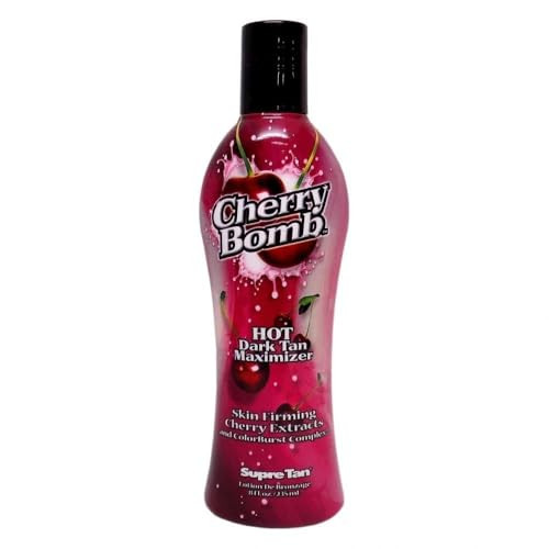 Supre Cherry Bomb Red Hot Dark Accelerator Tanning Lotion 8 oz.