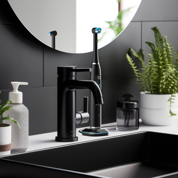 Charger Replacement for OralB iO Electric Toothbrush (Series 7,8, 9,10) Magnetic Charging Base - Travel Friendly, USB Powered, Black (Single)