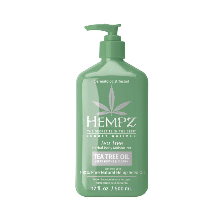 Hempz Tea Tree Herbal Body Moisturizer 17 oz.