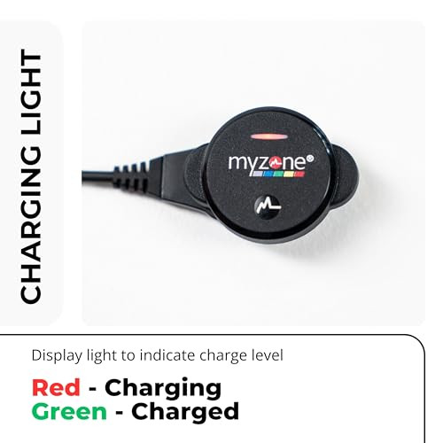 MYZONE MZ-Switch & Myzone Max Replacement Charging Cable, Magnetic Fast Charging Cable for Fitness Tracking  Reliable Power for Home Workouts & Gym