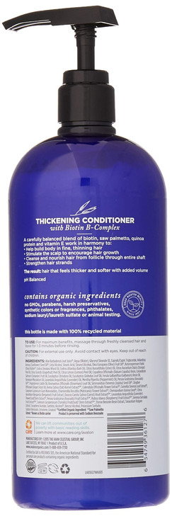 Avalon Organics Thickening Conditioner Biotin B-Complex Therapy - 32 fl oz