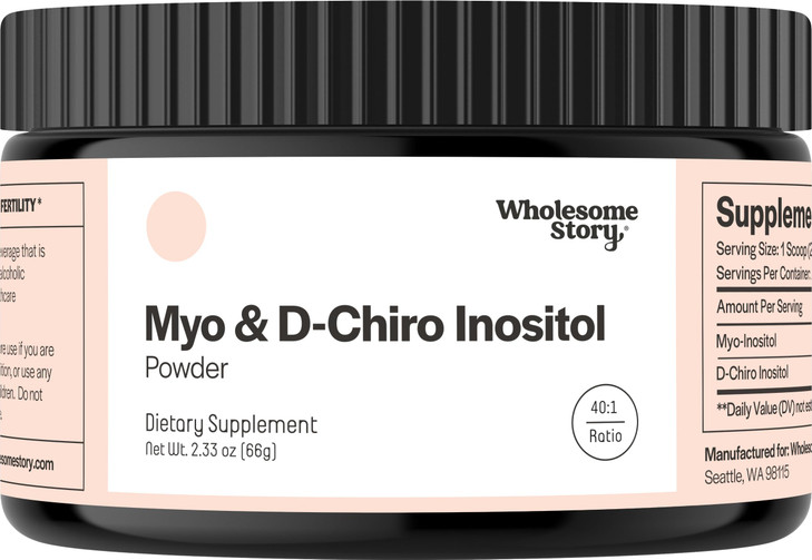 Myo-Inositol & D-Chiro Inositol Supplement Powder for Women | Hormonal Balance & Healthy Ovarian Function Support | Vitamin B8 | Great Alternative to