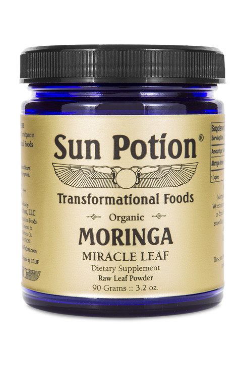 Sun Potion Moringa Leaf Powder - 90 Gram Jar