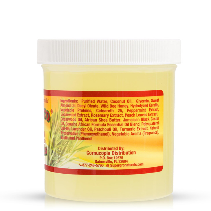 SuperGro Hair Gel with Extra Hold - For Braiding, Locking, Instant Edge Control, Twisting, Retwisting - Natural Grip Jam for Neat Shining - Braid, Lo