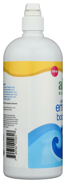 Alba Botanica Very Emollient Body Wash, Ocean Surf, 32 Oz