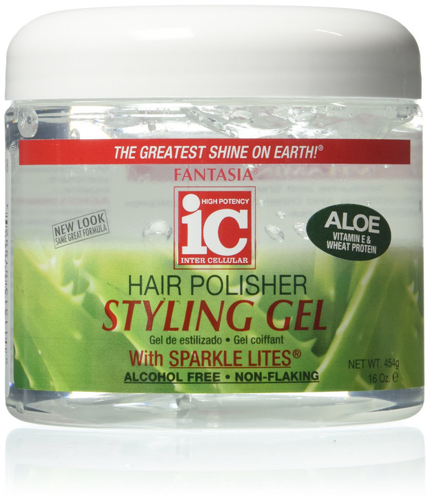 Fantasia Gel 16 Ounce Aloe (Clear) (473ml) (2 Pack)