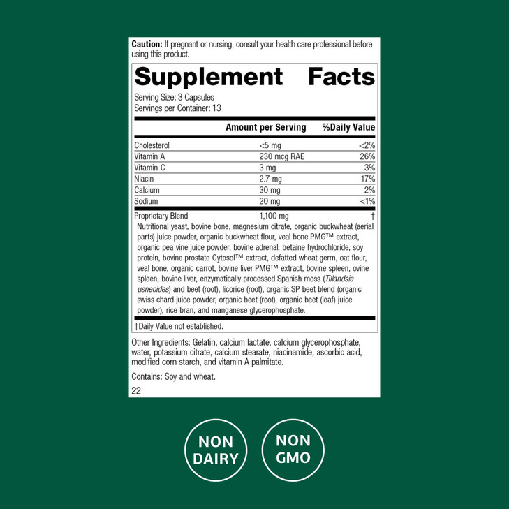 Standard Process Rumaplex - Healthy Liver Support Supplement - Body Health Supplement with Vitamin A & Niacin - Aid Liver Health & Bile Production -