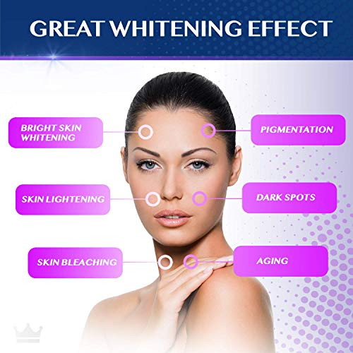 Glutathione Whitening Pills - 120 Capsules 2000mg Glutathione - Effective Skin Lightening Supplement - Dark Spots, Melasma & Acne Scar Remover, Hyper