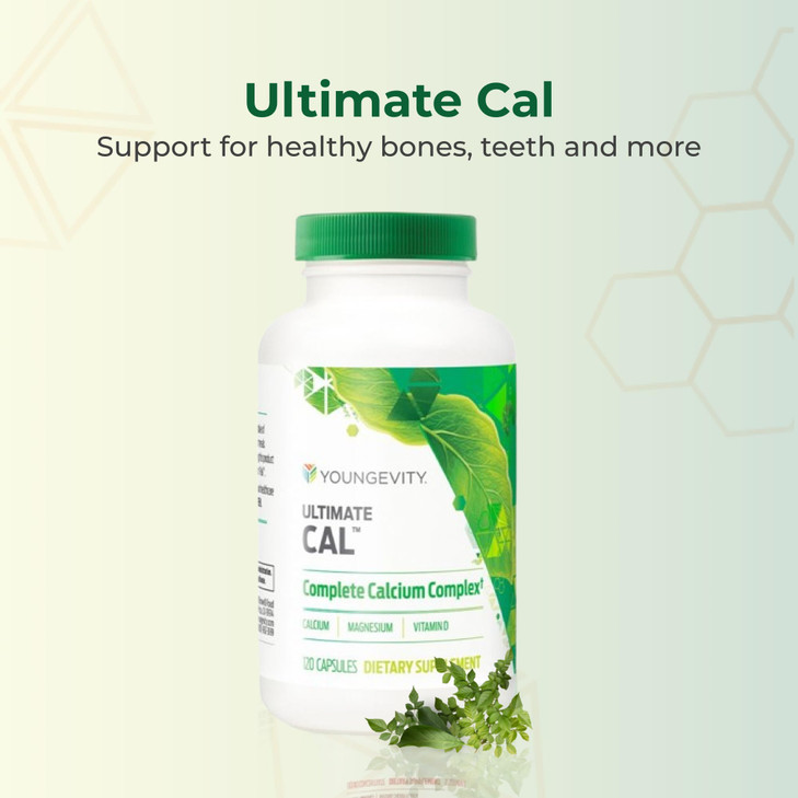 Youngevity Ultimate Cal - Calcium Magnesium Bone Health Supplement with D-3, Zinc, Potassium, Boron - Highly Absorbable - Immune and Bone, Ligament S