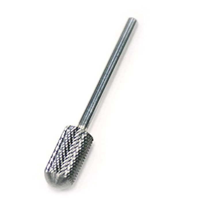 Young Nails 3/32" Left Handed Safety Bit for Nail Drill - Fine Grit Carbide Professional Nail Drill Bits - Low Noise, Heat-Resistant, Perfect for Acr