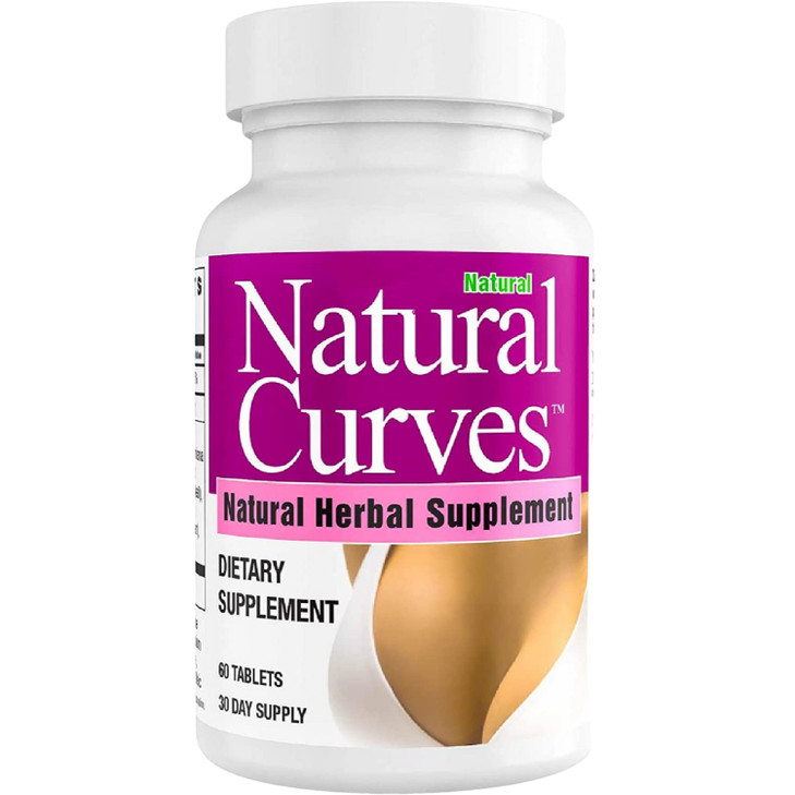 Natural Curves Breast Enhancement Supplement Herbal Bust Enhancer with Saw Palmetto Fenugreek Wild Yam Black Cohosh Vegan Non GMO 60 Capsules Fuller