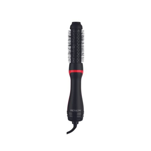 REVLON One-Step Root Booster Hot Air Brush Styler and Dryer, Revive Styles and Add Volume to hair with this Dryer Brush, 1 ½ inch Barrel (Black)