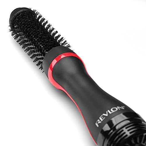 REVLON One-Step Root Booster Hot Air Brush Styler and Dryer, Revive Styles and Add Volume to hair with this Dryer Brush, 1 ½ inch Barrel (Black)