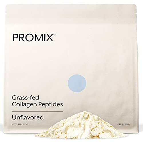 ProMix Nutrition Collagen Peptides, Unflavored - Hydrolyzed Collagen Protein Promotes Healthy Skin, Bones, Joints & Recovery Support - Add to Shakes,