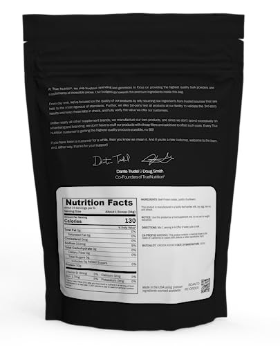 True Nutrition Grass Fed Beef Protein Powder Isolate - 29g of Paleo, Keto, Carnivore Beef Protein per Serving - Zero Carb, Fat and Gluten Free, Dairy