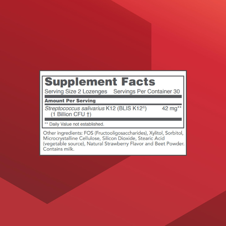 PROTOCOL FOR LIFE BALANCE E.N.T. Biotic - Probiotic Lozenge - Oral & Throat Health - 1 Billion CFU - Immune Support - Refrigerate for Live Bacteria -