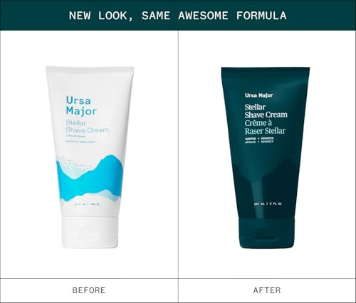 Ursa Major Natural Shave Cream | Non-irritating, Vegan and Cruelty-Free | Formulated for Men and Women | 5 ounces