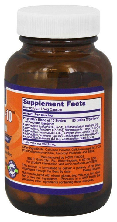 NOW Foods - Probiotic 10-50 Billion 50 Veg Capsules