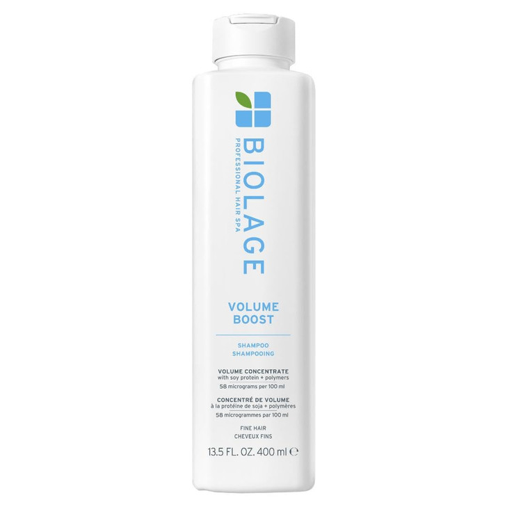 Biolage Volume Boost Shampoo - Long-Lasting Volume, Gently Cleanses, Adds Lightweight Shine To Fine Hair, Soy Protein & Polymers, Vegan, Paraben-Free