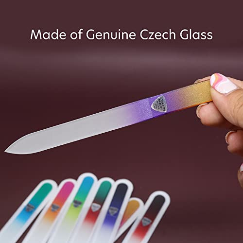 Bona Fide Beauty Czech Glass Nail File Set (8 Pieces) in Multicolor