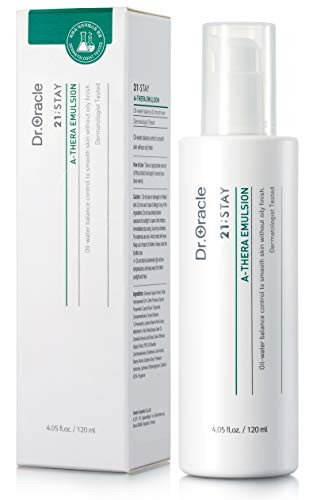 DR.ORACLE A-Thera Emulsion Face Moisturizer Moisturizing Facial Lotion for Sensitive Skin, (4.05fl.oz) Dermatologist Tested, 21;STAY