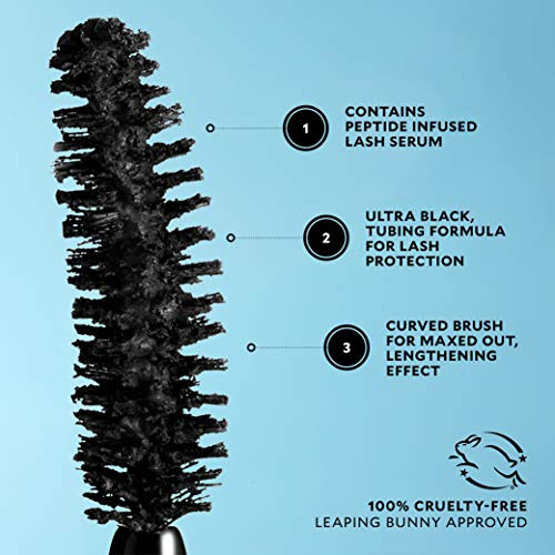 Velour Lashes Pretty Big Deal Lash Boosting Mascara with Peptides, Effective 3 in 1 Tubing Mascara, Lash Protector, and Enhancement Serum to Nourish