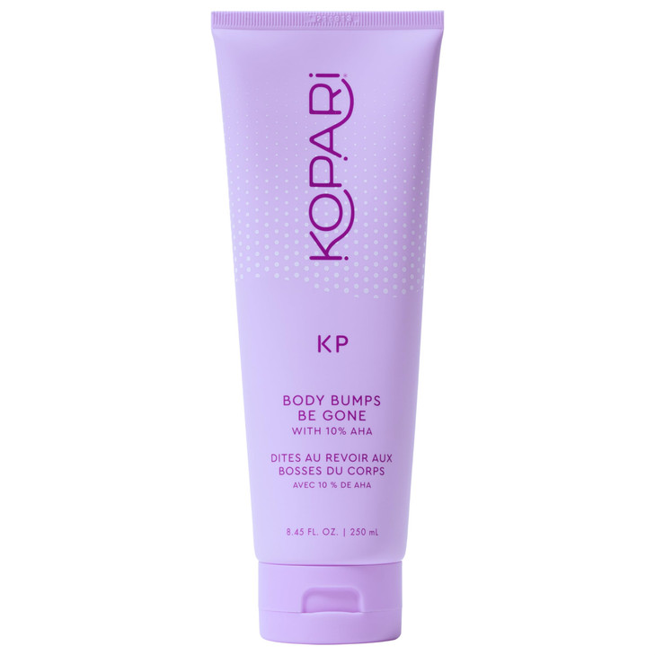 Kopari KP Body Bumps Be Gone Exfoliating Body Scrub with 10% AHA, to Smooth Skin, Reduce Bumps, Decongest Pores, Clarifying, Gently Exfoliate & Wash