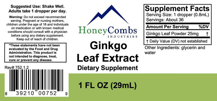 Ginkgo Biloba Supplement to Support Brain, Memory, Focus & Circulation  Natural Ginkgo Biloba Extract Drops  Alcohol-Free, Cold Pressed Ginkgo Bilo