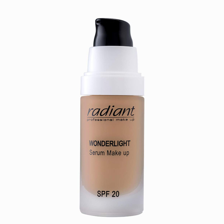 Radiant Professional Wonderlight Serum Lightweight Liquid Foundation Makeup SPF 20 - Alternative to Bronzer Powder - Color Corrector, Under Eye Conce
