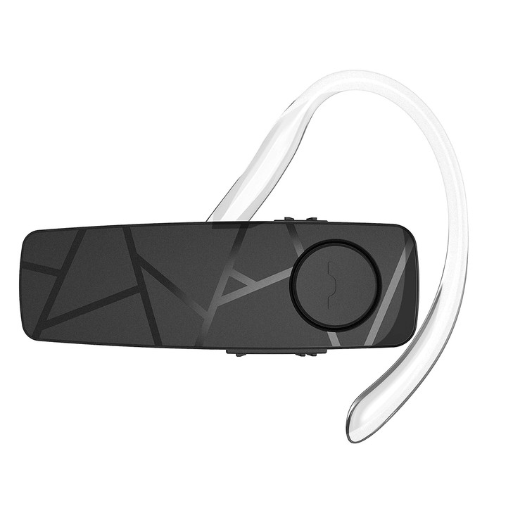 TELLUR VOX 55 Bluetooth Headset, Handsfree Earpiece, BT v5.2, Multipoint Two Simultaneous Connected Devices, 360° Hook for Right or Left Ear, iPhone