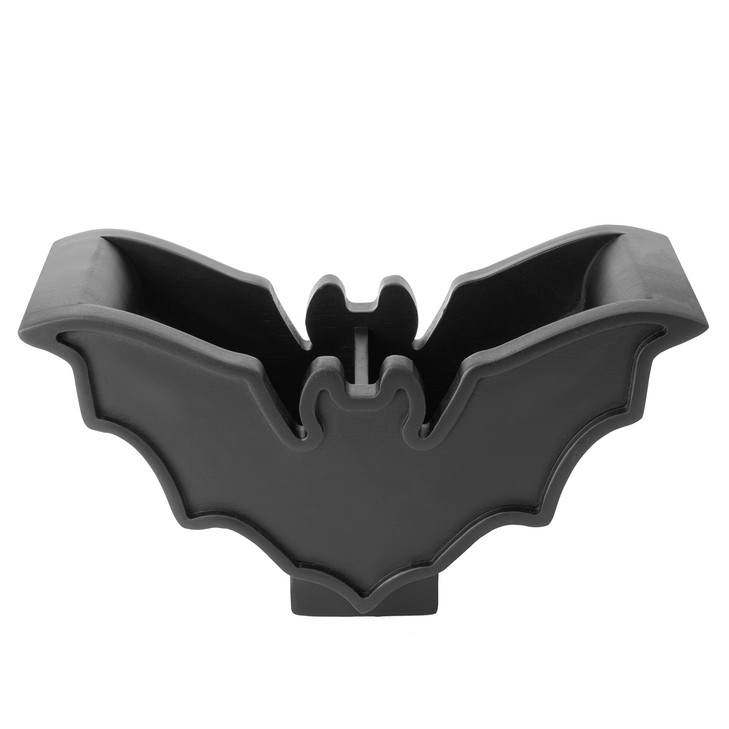 GUTE Bat Makeup Brush Holder - 7" L x 5" H - Vanity Desk & Office Organizer - Pen & Brush Holder, Goth Decor