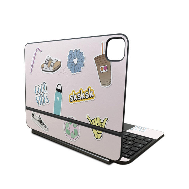 Skin Compatible with Apple Magic Keyboard for iPad Pro 11?inch (M4) 2024 - VSCO1 - Premium 3M Vinyl Protective Wrap Decal Cover - Easy to Apply | Cra