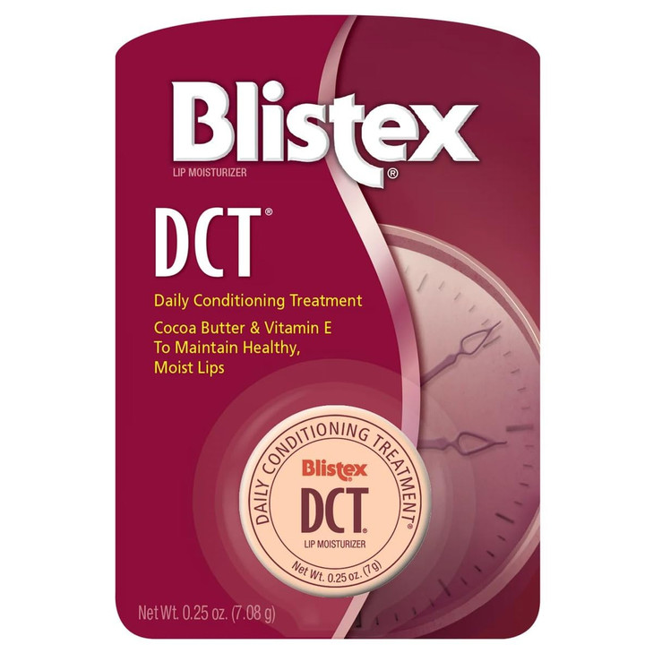 Blistex DCT Daily Conditioning Treatment, 0.25 Ounce (Pack of 12)  Lip Moisturizer with Vitamin E, Soften & Smooth Lips Surface Daily Lip Care Produ