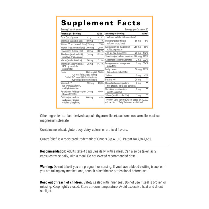 Integrative Therapeutics Osteoprime Forte - Calcium Supplement for Bone Health Support* - Nutritional Supplement for Musculoskeletal Support* - Dairy