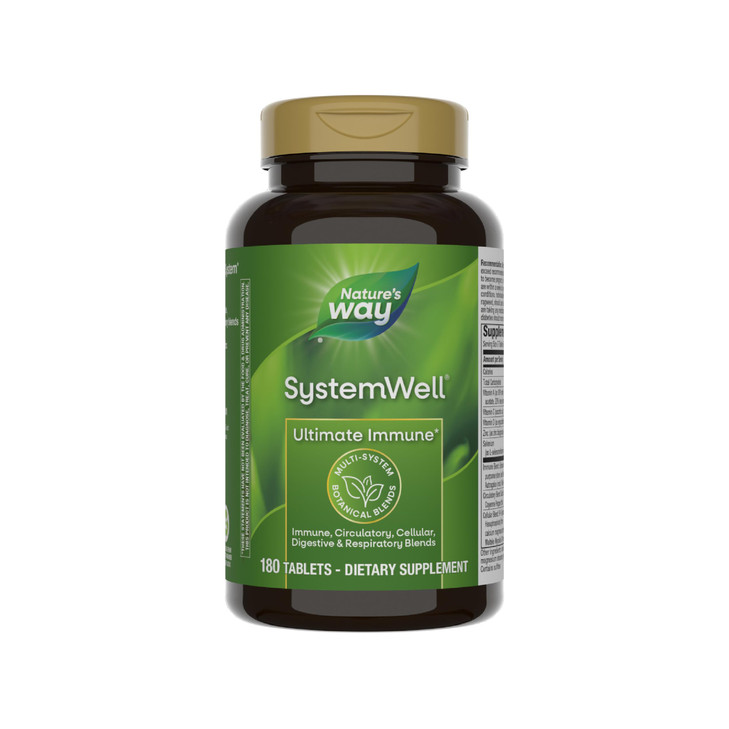 Nature's Way Systemwell Ultimate Immune* with Vitamins C, A, D, Zinc, & Selenium, Multi-System Botanical Blends Including Immune, Respiratory, Digest