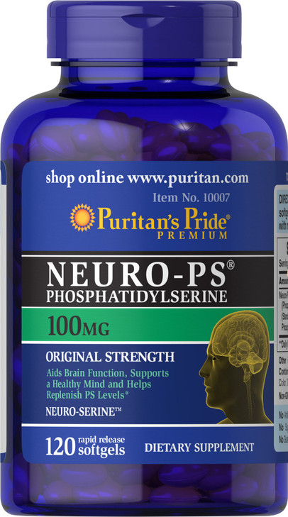 Puritan's Pride Neuro-PS 100 mg Softgels, 120 Count