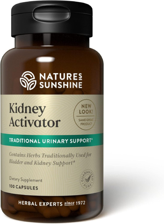 Nature's Sunshine Kidney Activator Capsules, 100 Capsules | Natural Kidney Supplement Contains Herbs to Support and Enhance Kidney Function and Urine