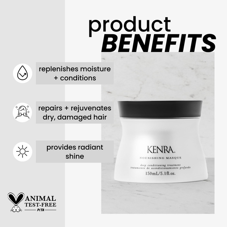 Kenra Professional Nourishing Masque | Deep Conditioning Treatment | Replenishes Moisture & Conditions | Repairs & Rejuvenates Dry, Damaged Hair | Pr