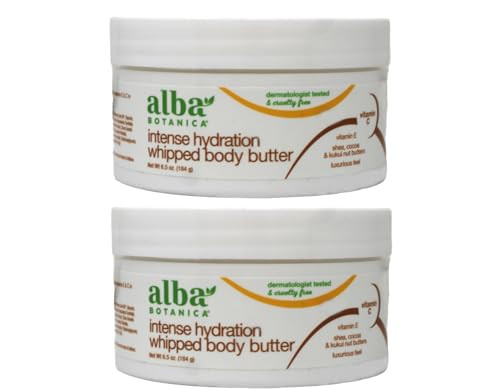 Alba Botanica Kukui Nut Body Cream, 6.5-Ounce Bottle (Pack of 2)