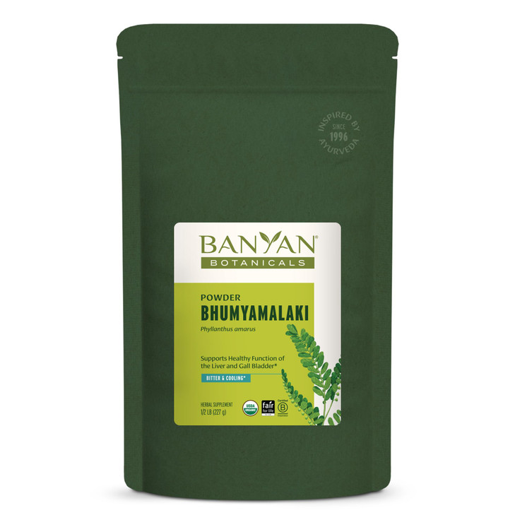 Banyan Botanicals Bhumyamalaki Powder  Organic Liver Health Supplement*  Phyllanthus spp.  for Natural Detoxification & Cleansing of The Liver* 