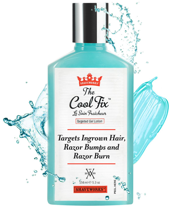 Shaveworks The Cool Fix Aftershave for Women: Pubic Hair Removal, Razor Bumps, Razor Burns, Ingrown Hair Treatment  After Shaving Post Waxing Bikini