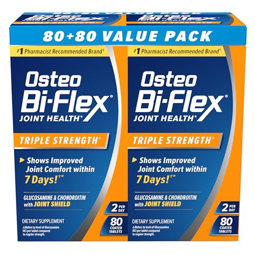 Osteo Bi-Flex Triple Strength Twin, 80 Count, 2pack